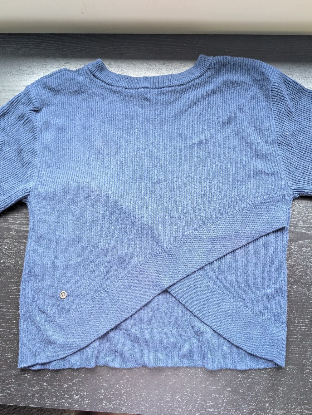 Lululemon Reversible Crossover Sweater in Night Sea - Picture 9 of 13